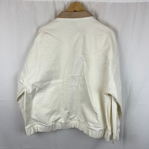 Jordan Renegade Canvas Jacket Full Zip Women's White Air Nike FN5674-133 Size L - Picture 8 of 12